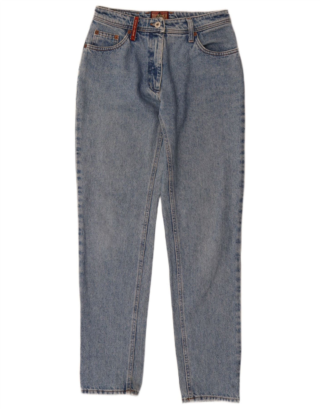 Outsider Jean Fuselé Femme W28 L32 Bleu Coton