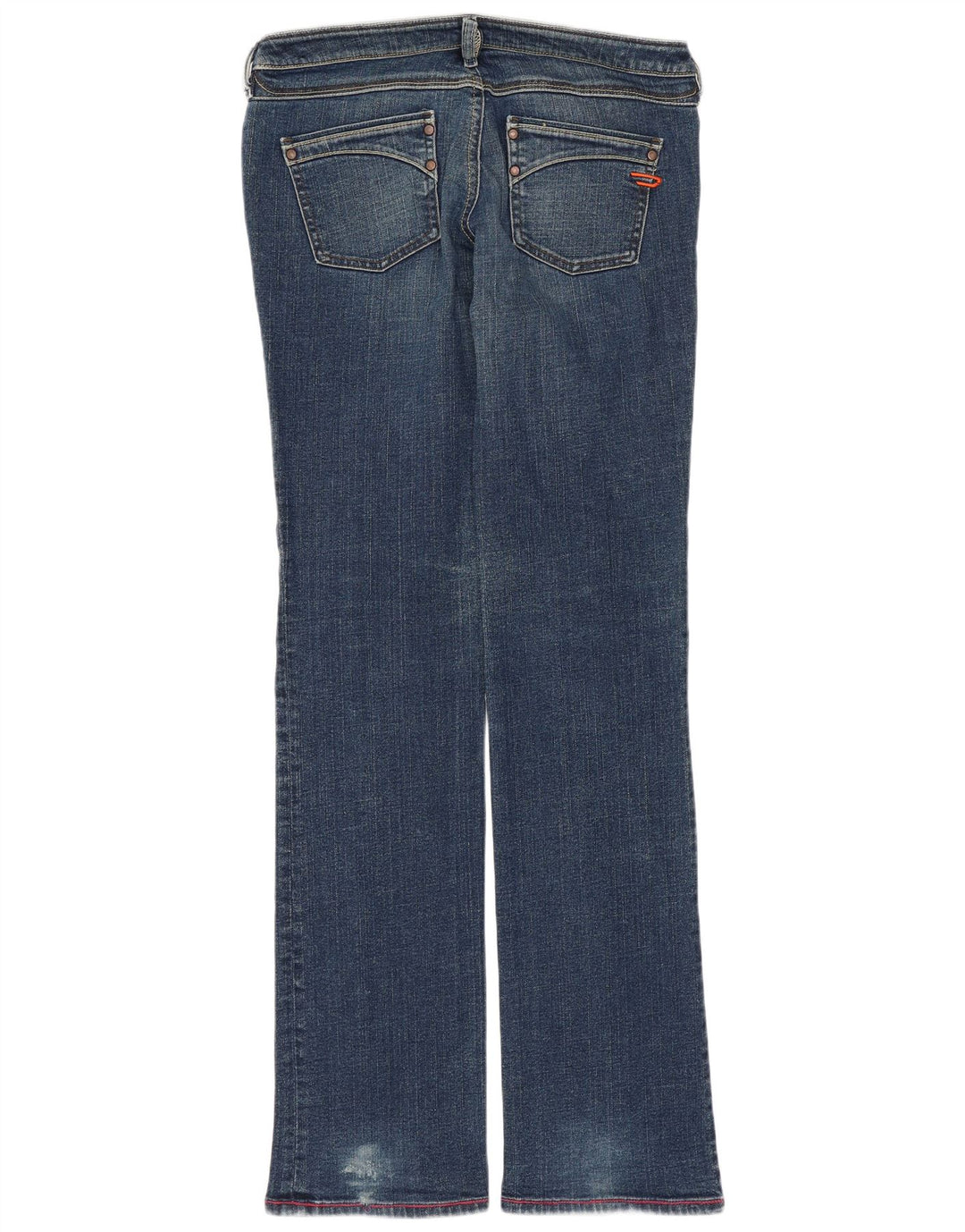 DIESEL Jean droit vieilli femme W29 L33 coton bleu