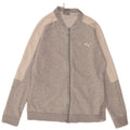 Puma Veste de survêtement pour femme UK 16 Large Gris Colorblock Coton