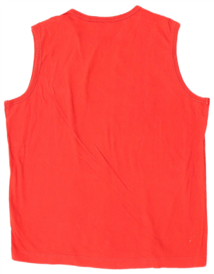 Puma Débardeur Homme Rouge Moyen Coton