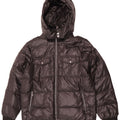 Lotto Veste matelassée à capuche pour homme UK 44 2XL Noir Polyester