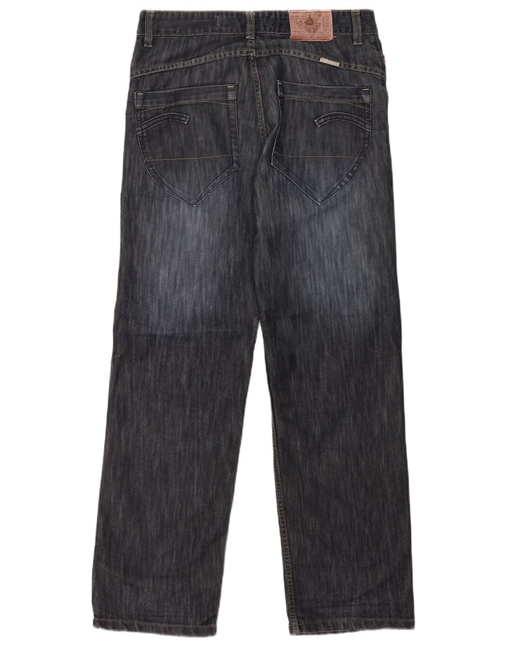Guess Jean droit homme W32 L32 bleu marine coton