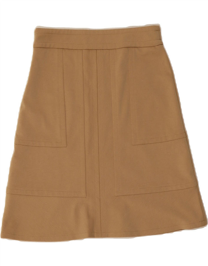 MOSSIMO Womens A-Line Skirt US 2 XS W28 Brown Polyester Vintage Mossimo and Second-Hand Mossimo from Messina Hembry 