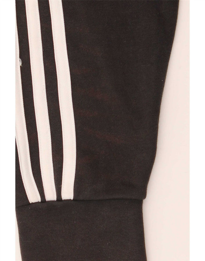 Adidas Pull à capuche zippé pour homme Noir moyen