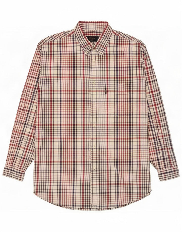 Chemise homme Valentino taille 39 coton à carreaux multicolore moyen
