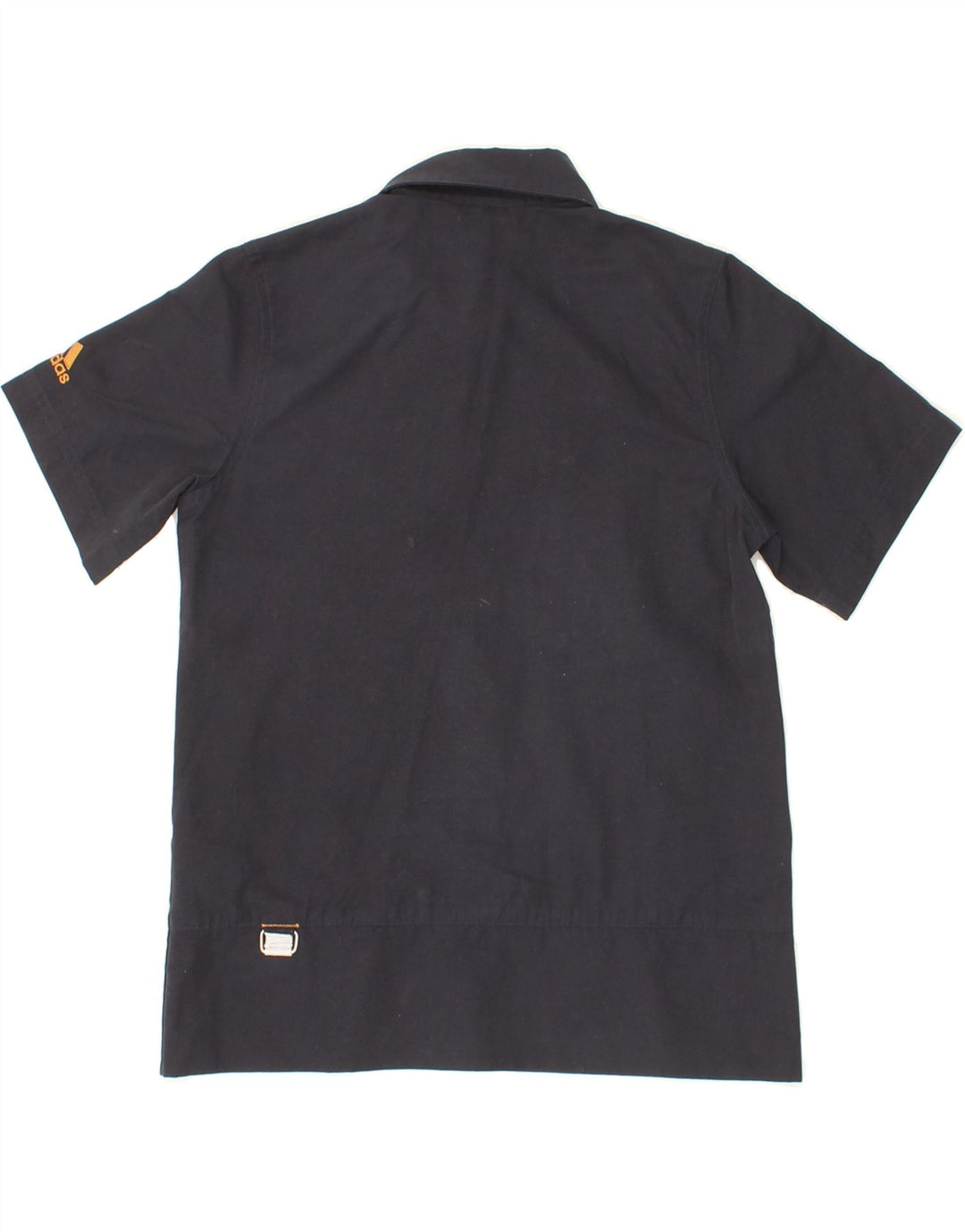 ADIDAS Boys Short Sleeve Shirt 9-10 Years Medium Navy Blue Cotton Vintage Adidas and Second-Hand Adidas from Messina Hembry 