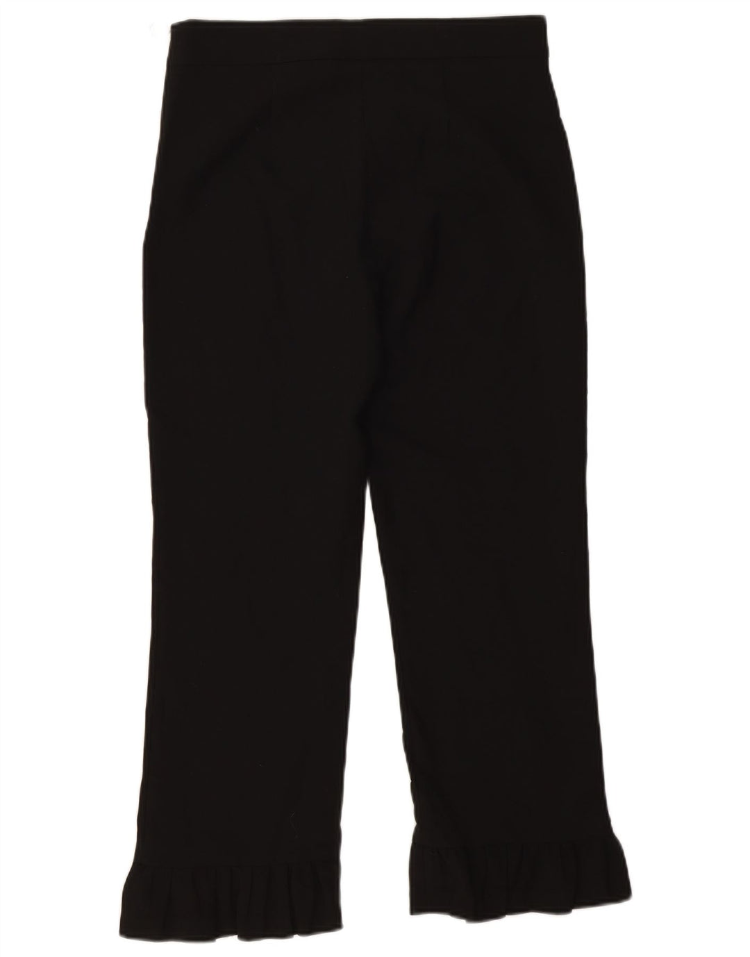 Zara Femme Pantalon Court Droit Moyen W28 L25 Noir