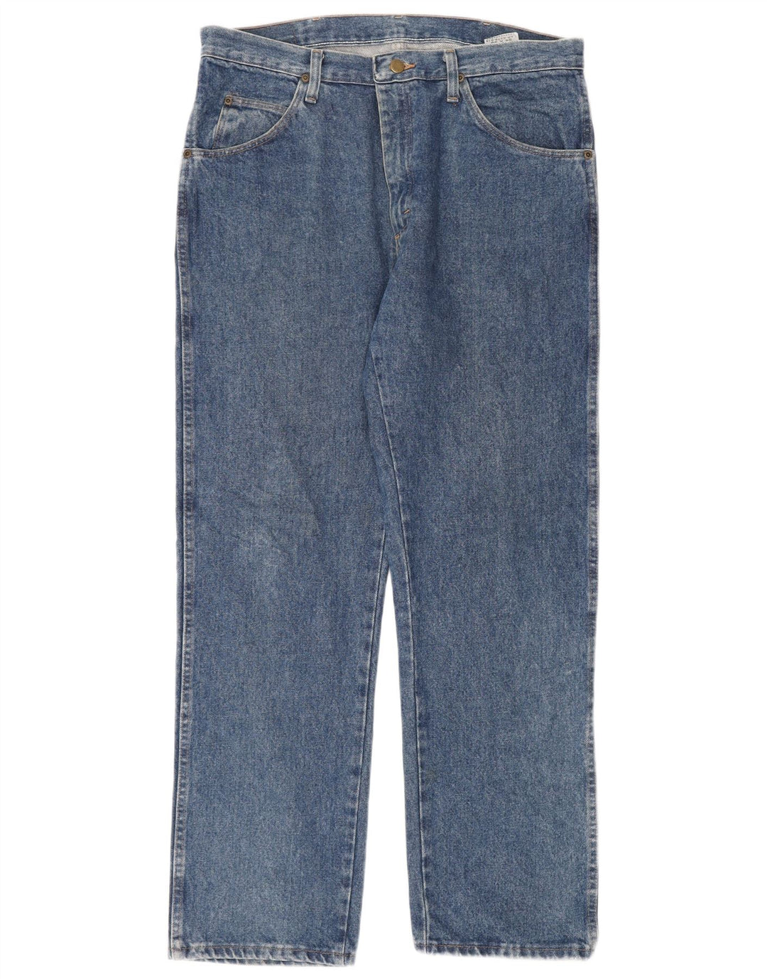 WRANGLER Jean droit homme W34 L30 bleu coton