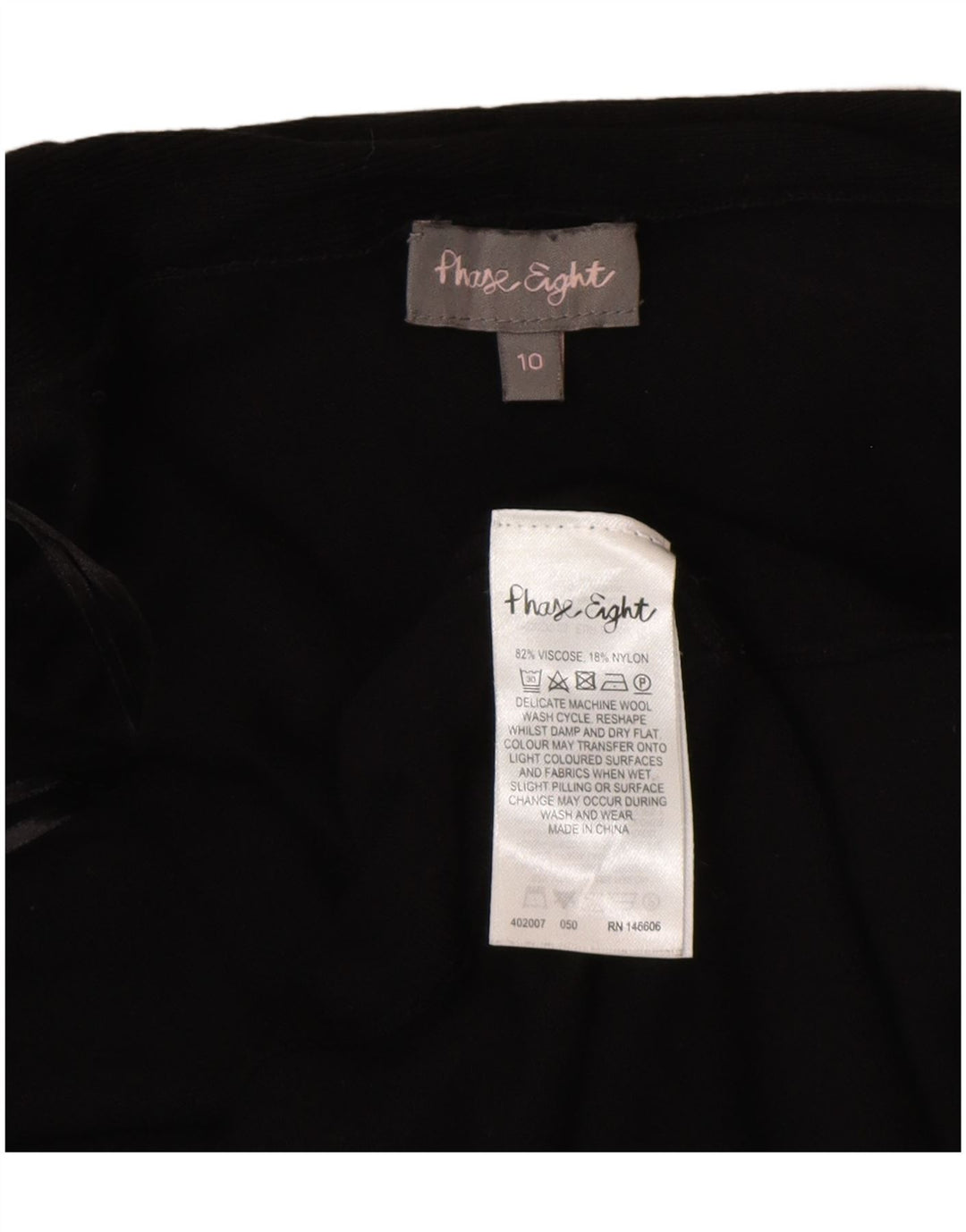Phase Eight Pull cardigan ouvert long pour femme UK 10 Small Noir
