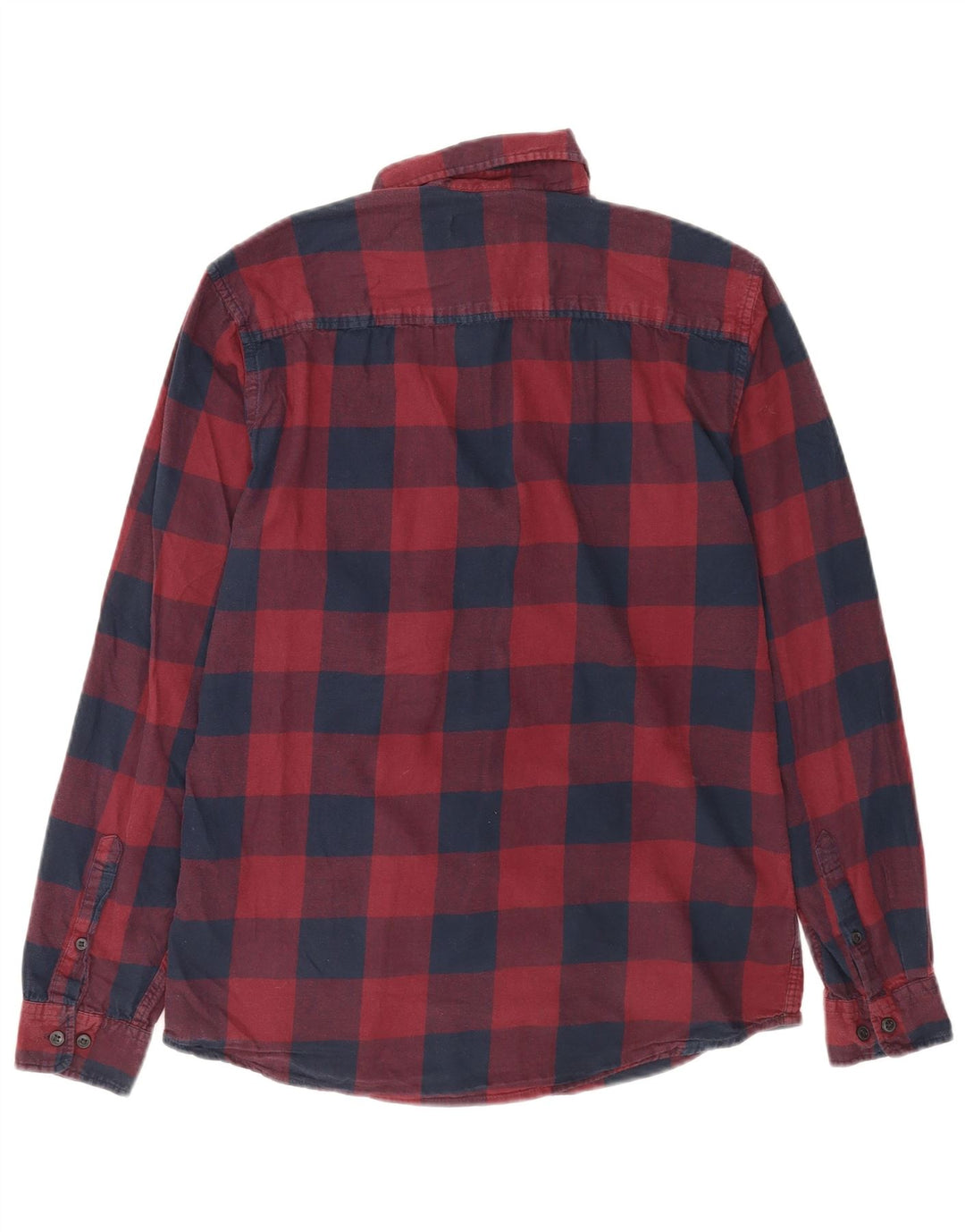 Jack & Jones Chemise en flanelle pour homme en coton vichy bordeaux moyen