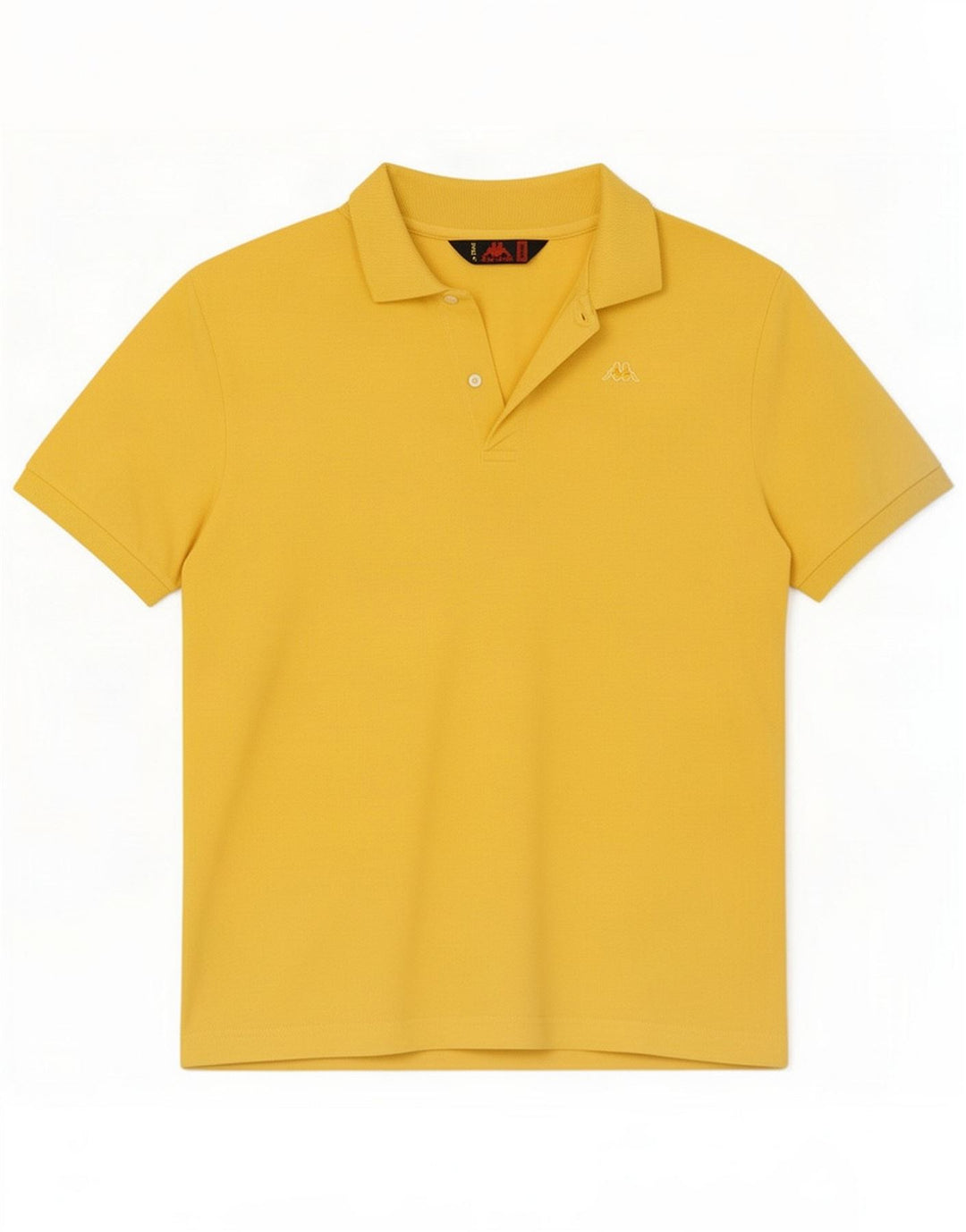 Polo Kappa Homme Coton Jaune Moyen