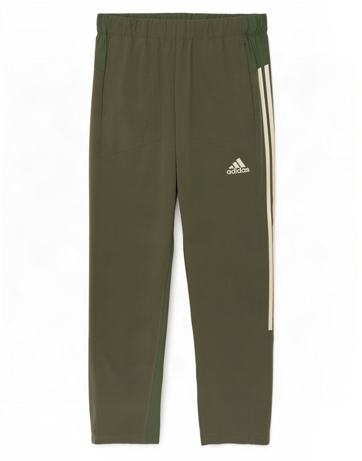 Adidas Pantalon de Survêtement Homme Vert Moyen Polyester