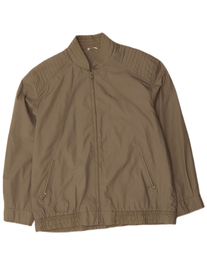 Veste Bomber Homme Vintage UK 42 XL Kaki Polyester
