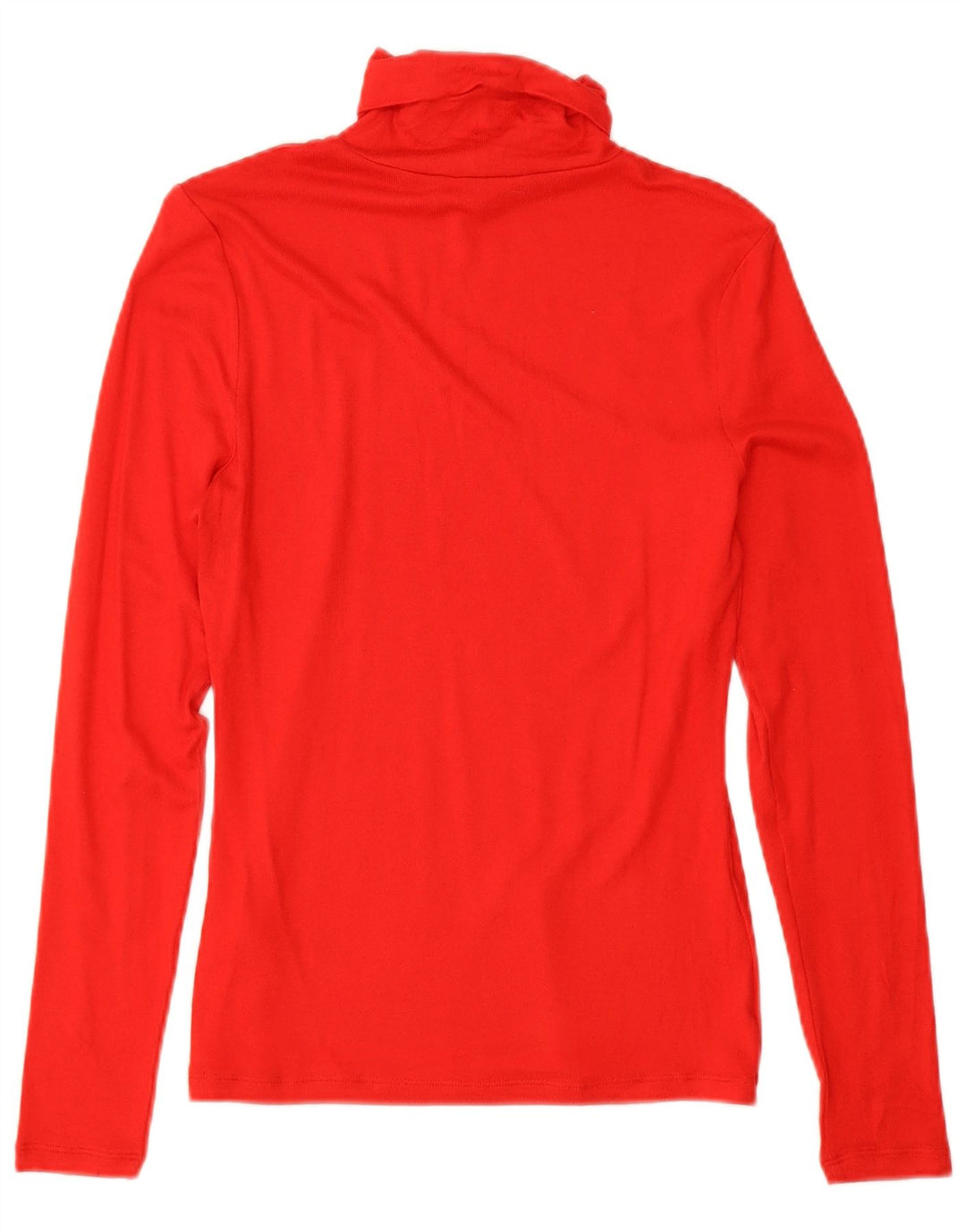 Marks & Spencer Haut coupe régulière à manches longues pour femme UK 10 Petite viscose rouge