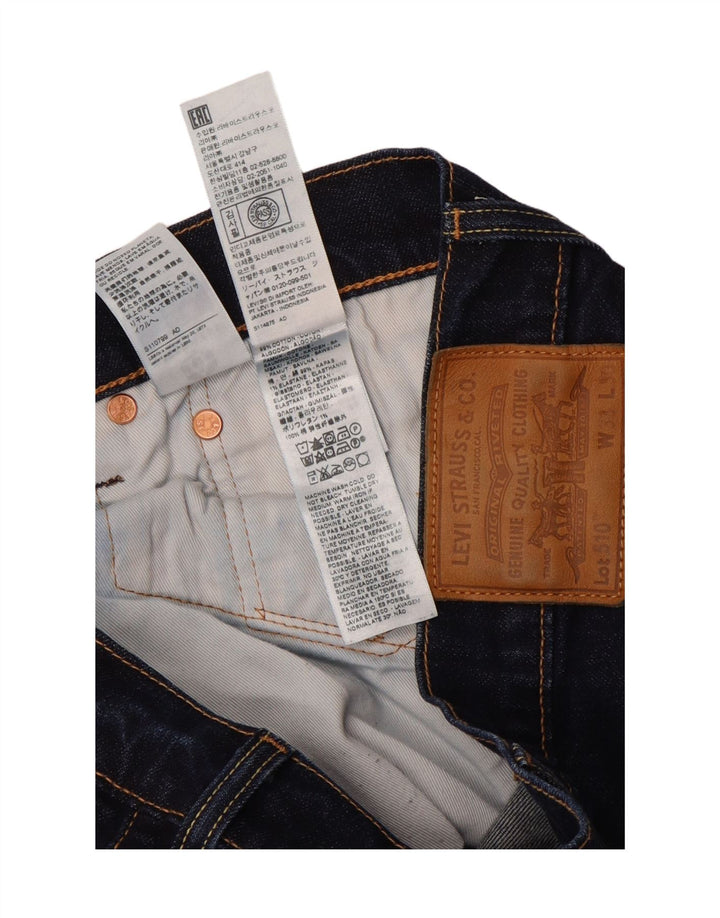 LEVI'S Jean Skinny 510 Homme W33 L28 Bleu Marine Coton