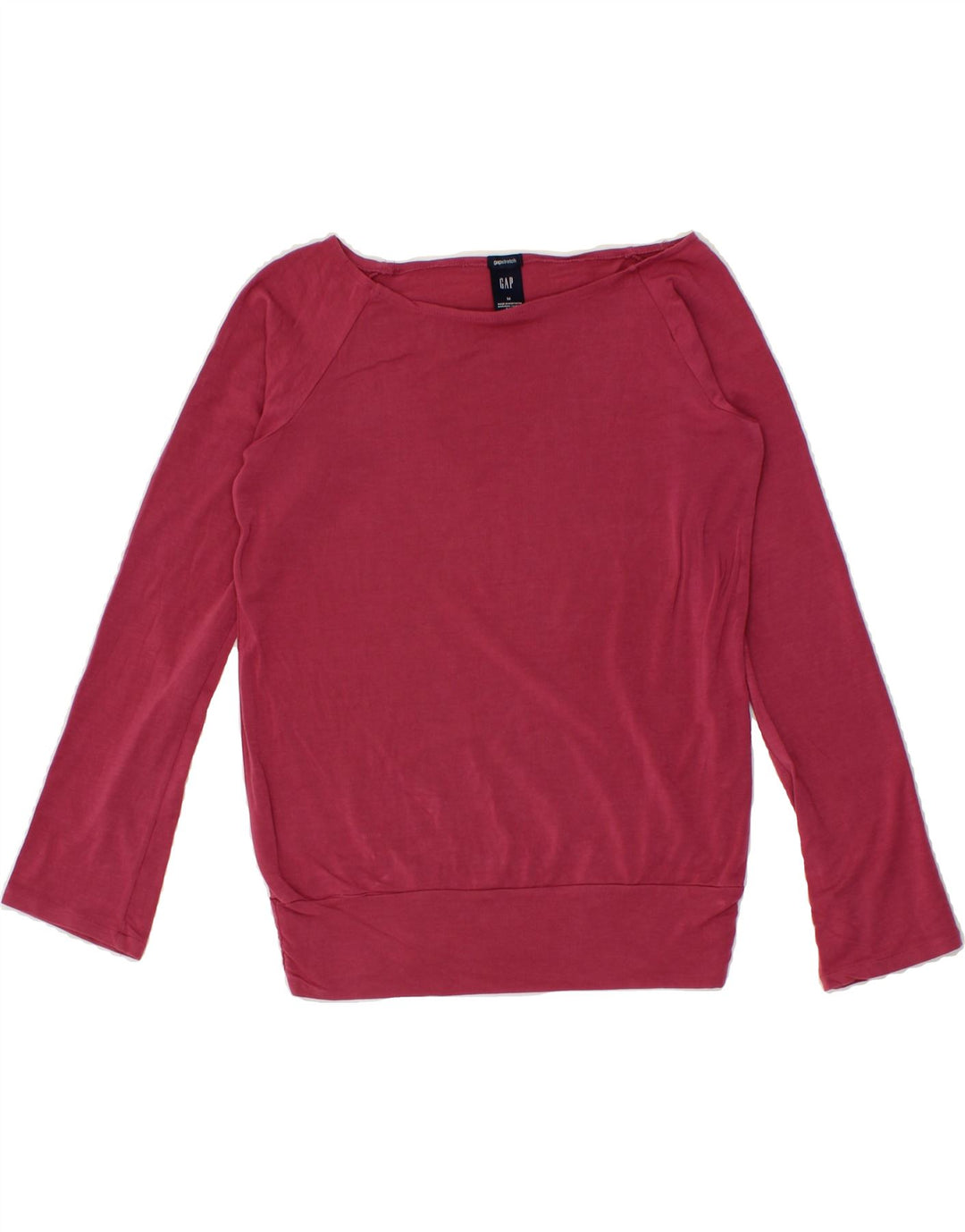 GAP Womens Long Sleeve Blouse Top UK 12 Medium Pink Lyocell Vintage Gap and Second-Hand Gap from Messina Hembry 