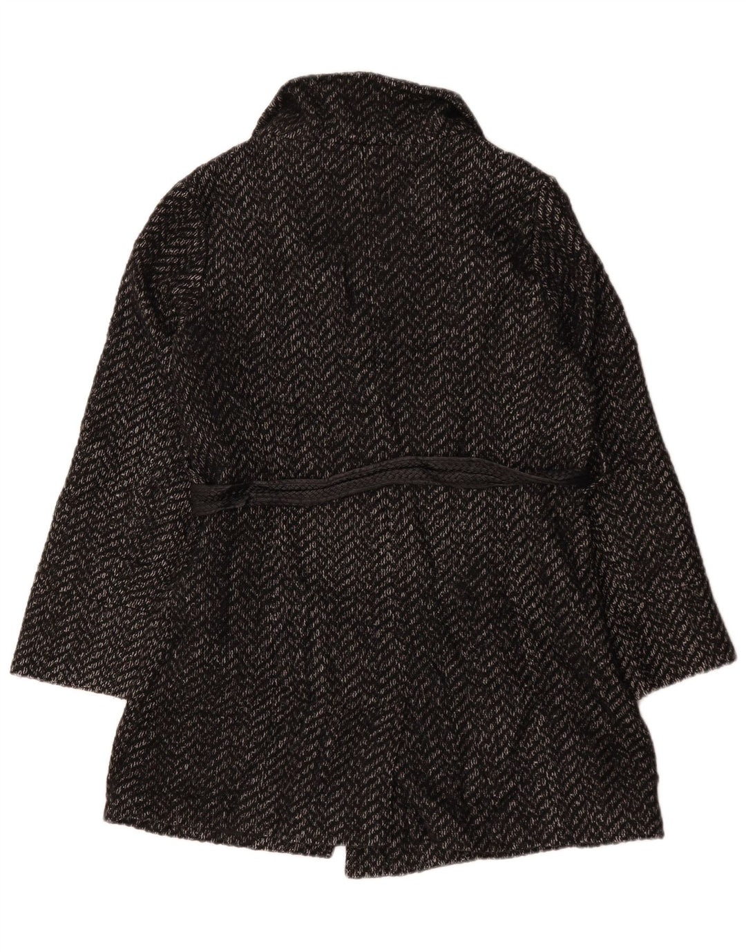 Marks & Spencer Manteau pour femme UK 44 Polyester à chevrons gris moyen