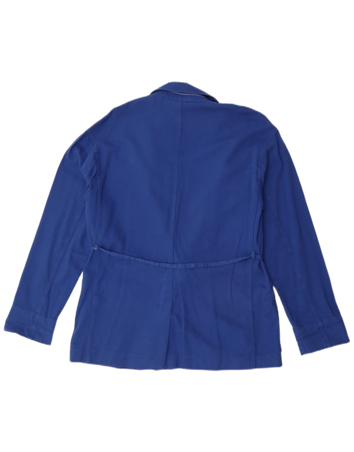Esprit Veste blazer surdimensionnée à 1 bouton pour femme UK 8 Small Bleu