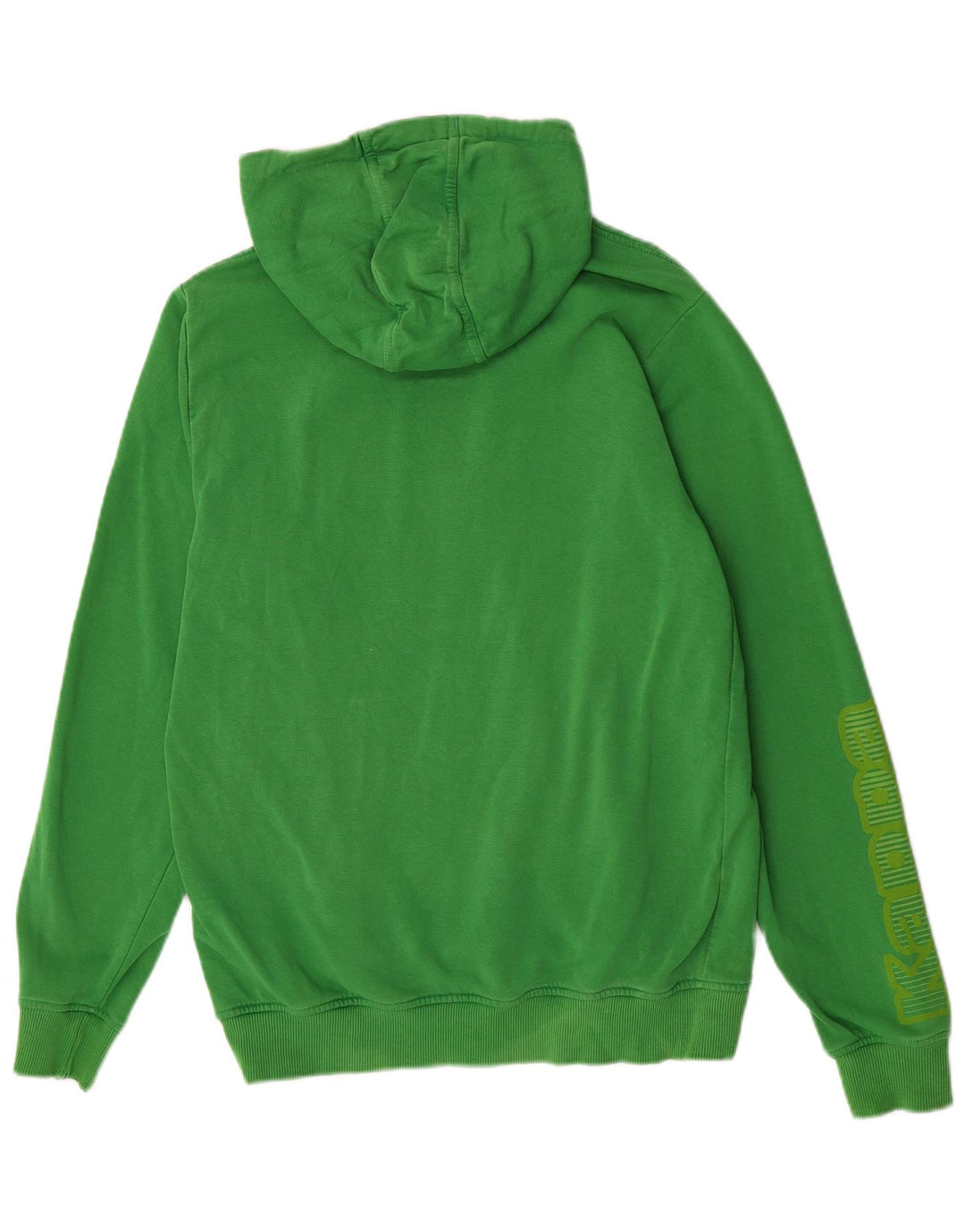 Kappa Pull à Capuche Graphique Homme Vert Moyen Coton