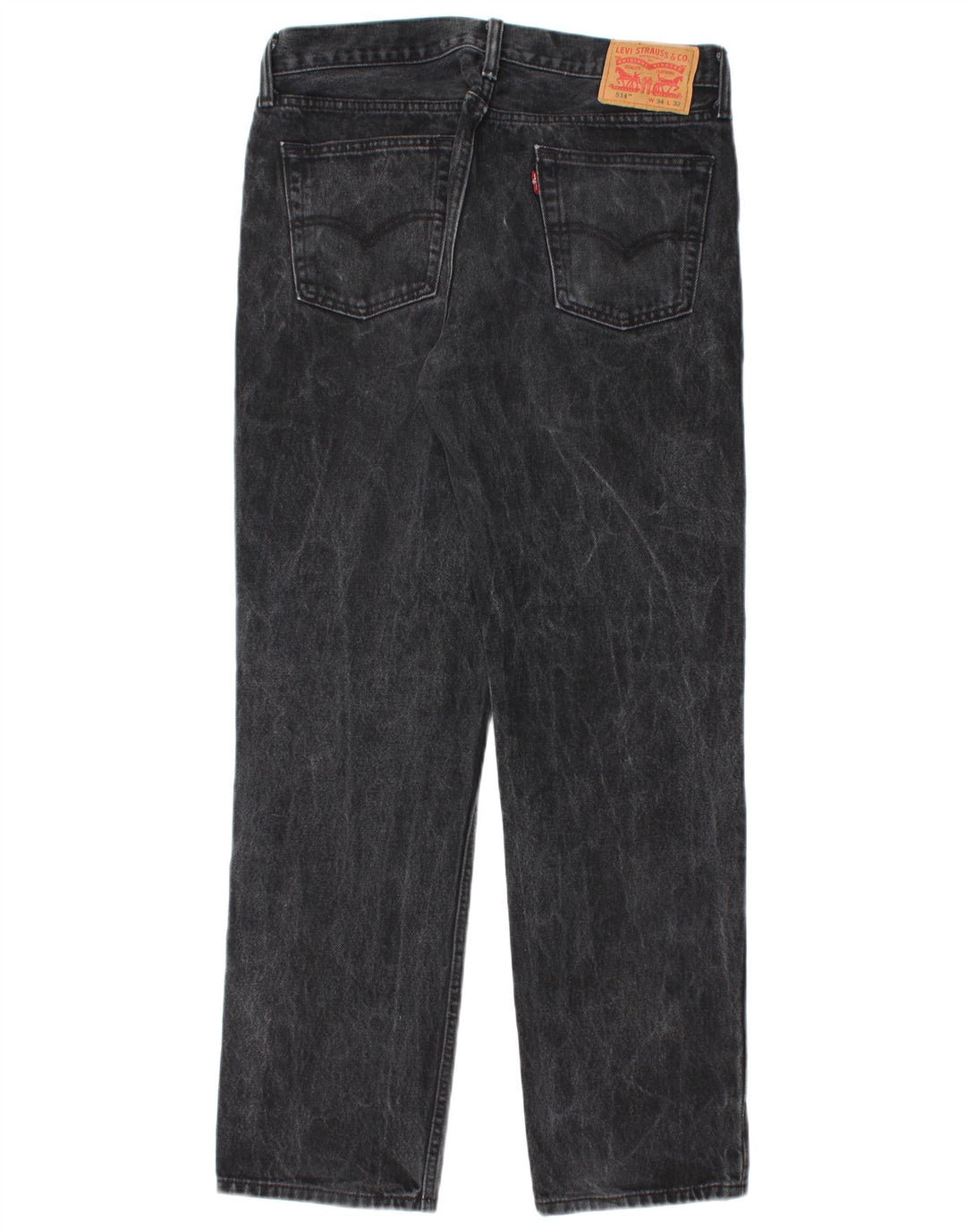 Levi's Jean Droit 514 Homme Noir W34 L30 Coton