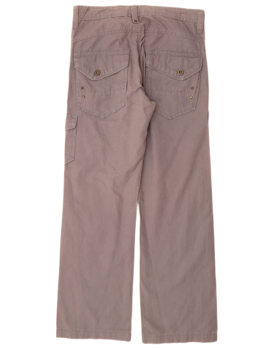 Zara Pantalon cargo droit pour homme EU 40 Medium W31 L31 Gris