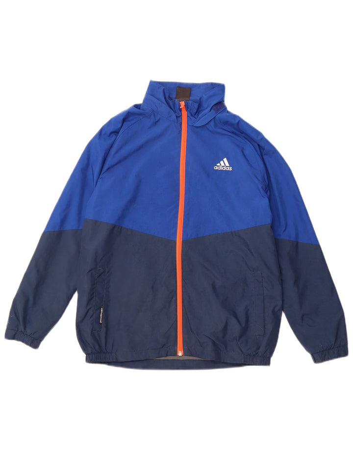 ADIDAS Veste de survêtement Clima Proof pour garçon 11-12 ans Bleu marine