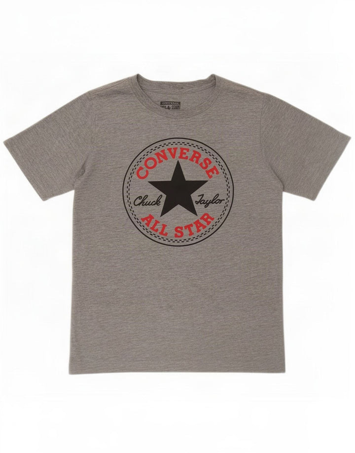Converse T-shirt graphique Chuck Taylor pour garçon 10-11 ans Gris moyen