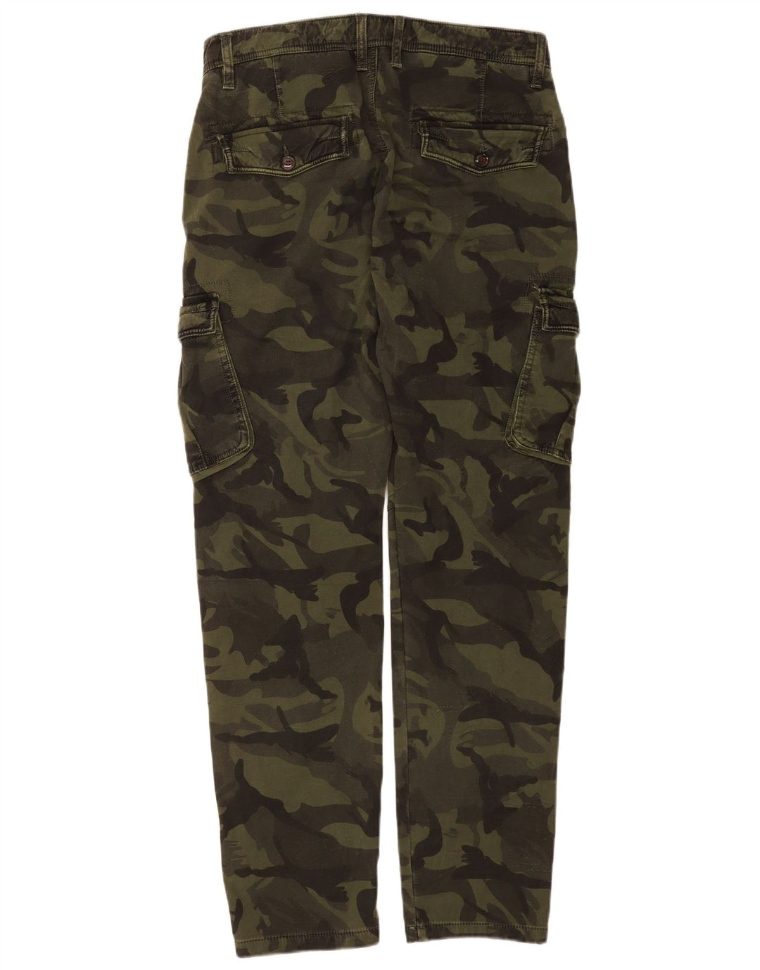 Forex Pantalon Cargo Slim Homme W32 L32 Kaki Camouflage