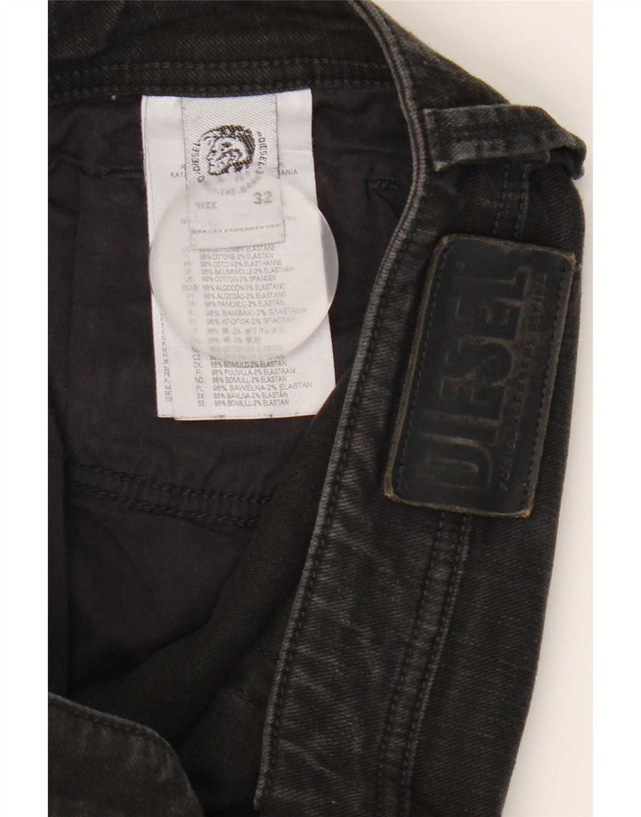 Diesel Jean Droit Femme W32 L31 Coton Noir