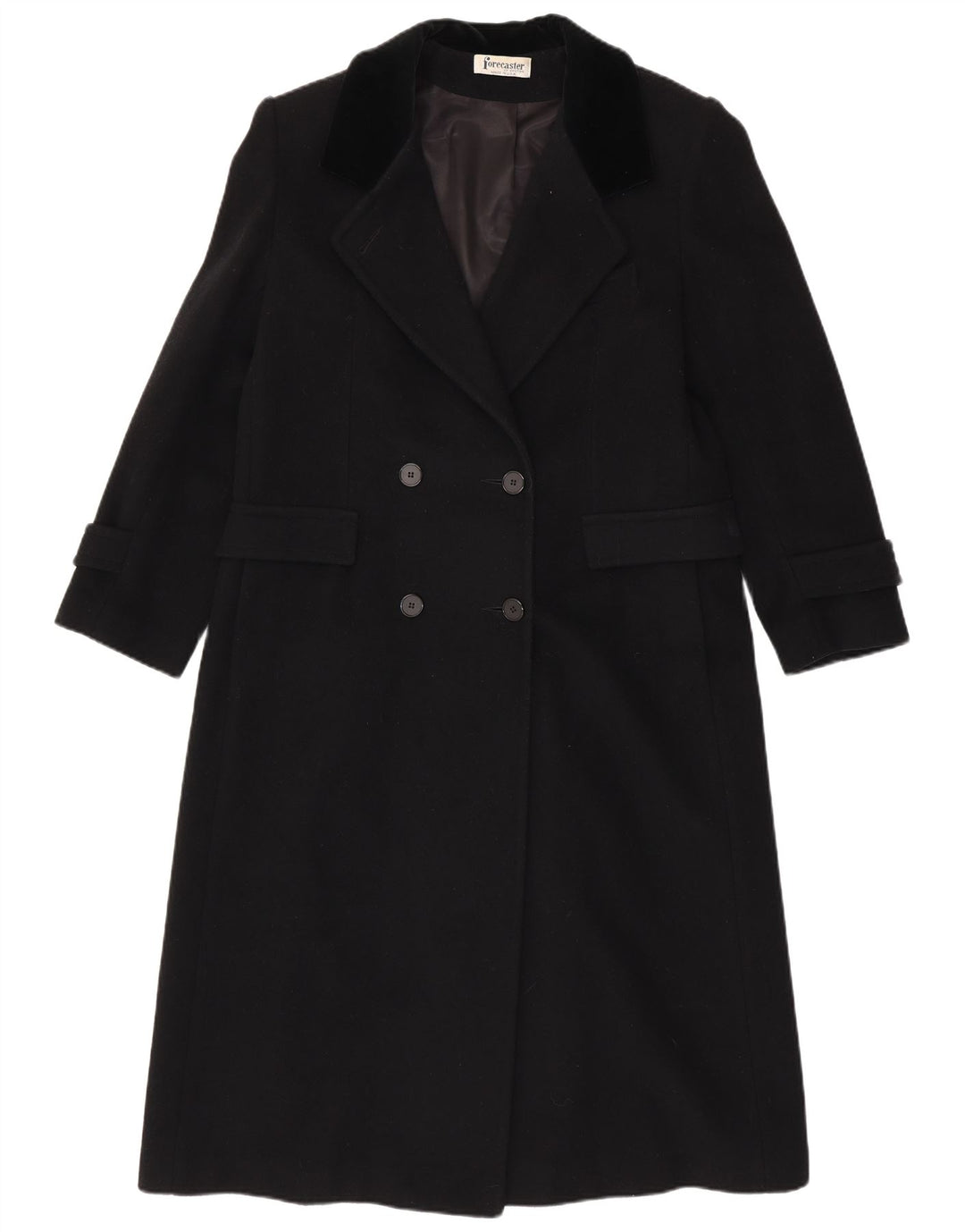 FORECASTER OF BOSTON Manteau double boutonnage femme Taille 13/14 Noir moyen