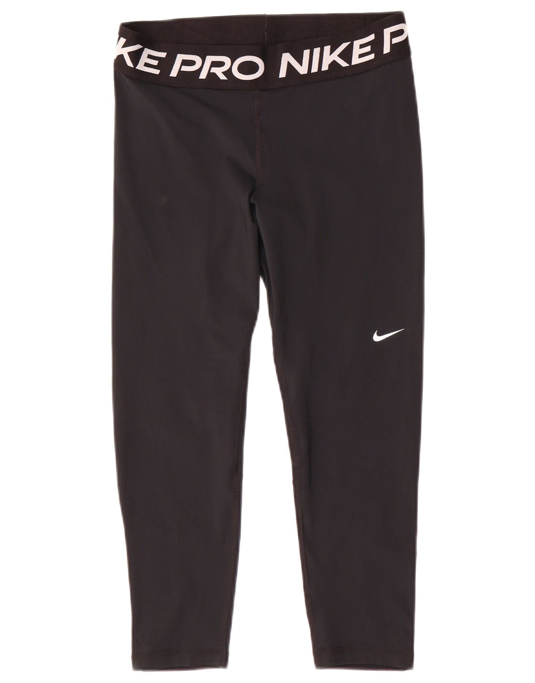 Nike Legging Capri Dri Fit Graphic pour femme UK 14 Noir moyen Polyester