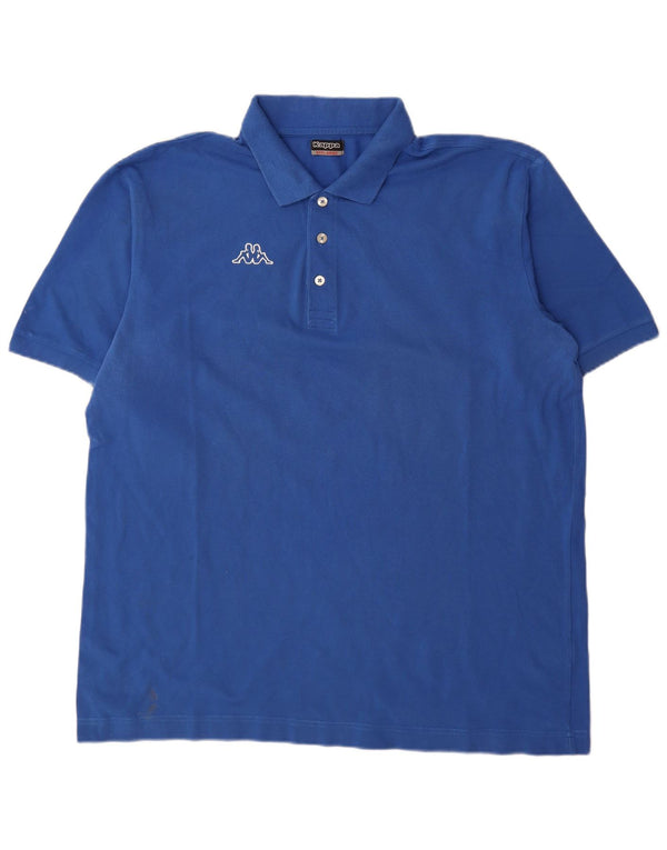 Kappa Polo Homme 3XL Bleu Coton