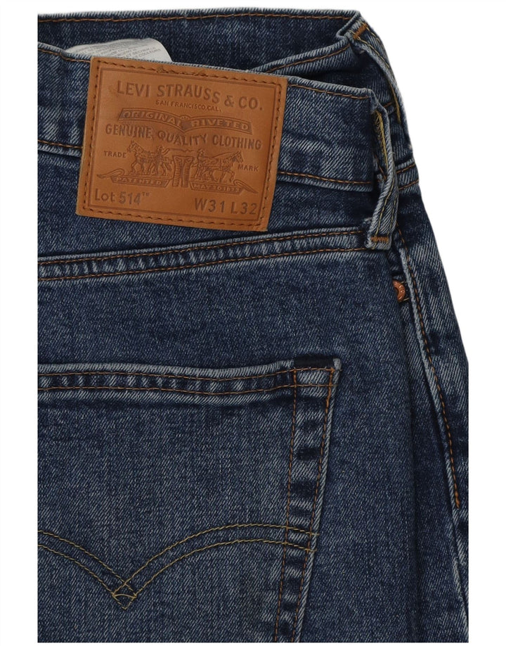 Levi's Jean Droit 514 Homme Bleu W31 L32 Coton