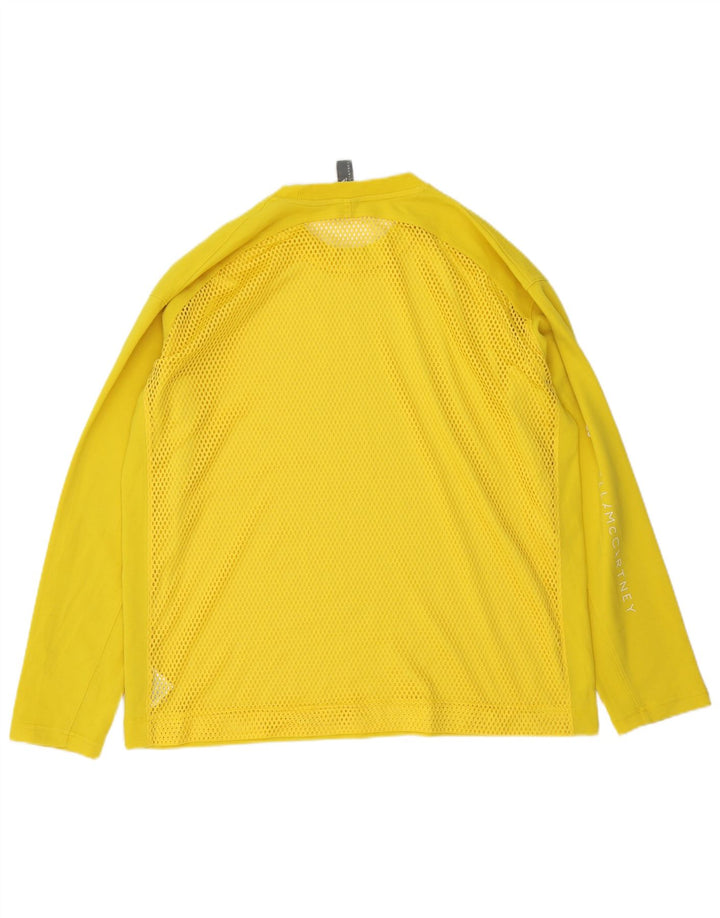 Adidas Haut à manches longues pour homme en coton jaune moyen