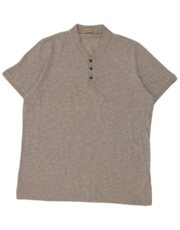Calvin Klein Jeans T-Shirt Homme Top XL Gris Coton