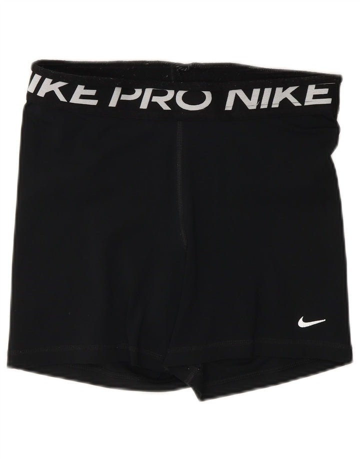 NIKE Short de sport Dri Fit Graphic pour femme Noir moyen