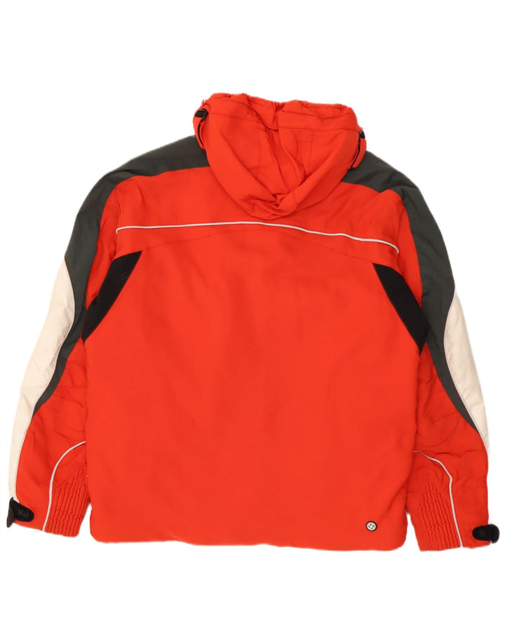 Colmar Veste de ski à capuche pour homme IT 56 XL Rouge Colourblock Polyamide
