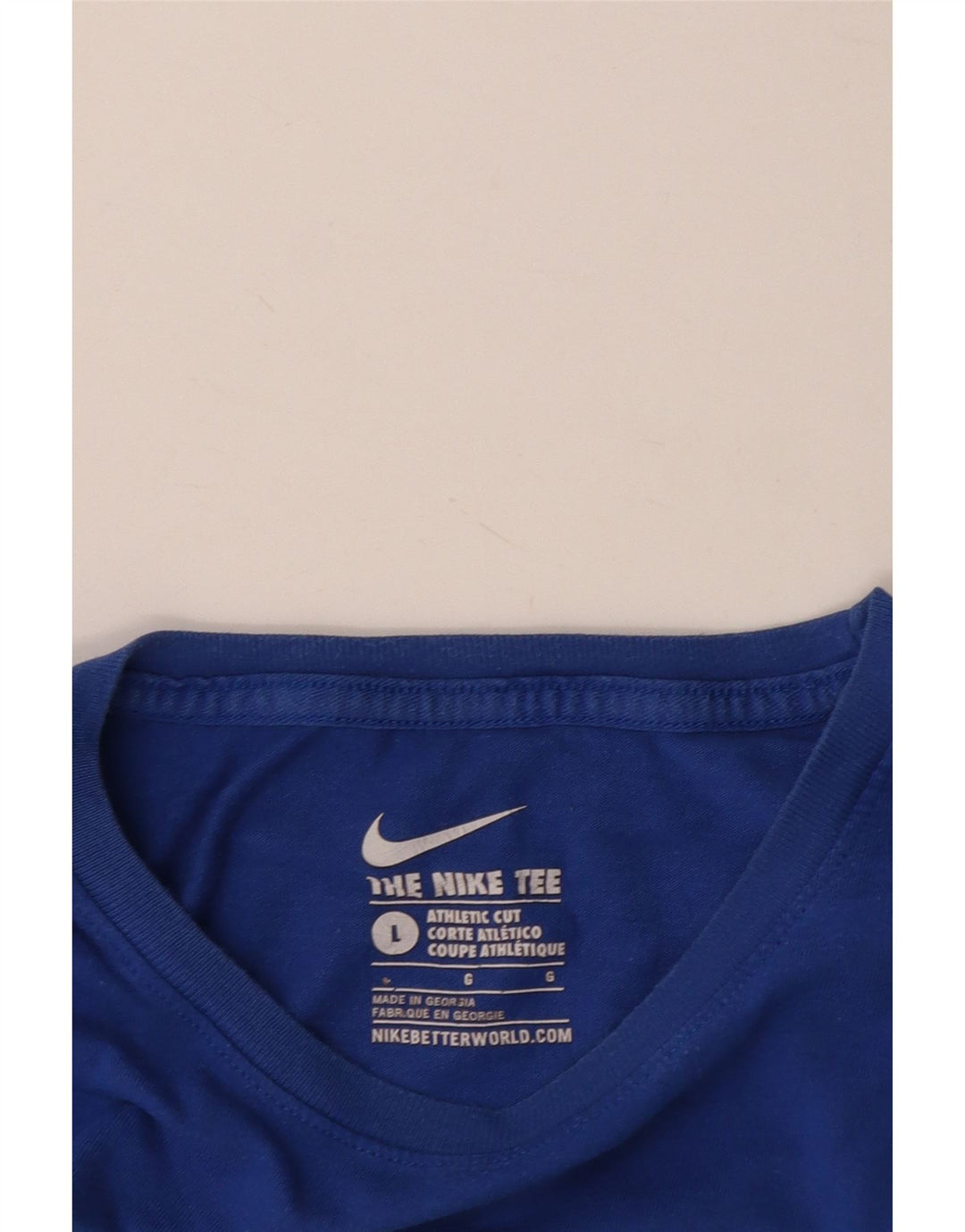 NIKE T-shirt graphique coupe athlétique pour hommes, grand bleu