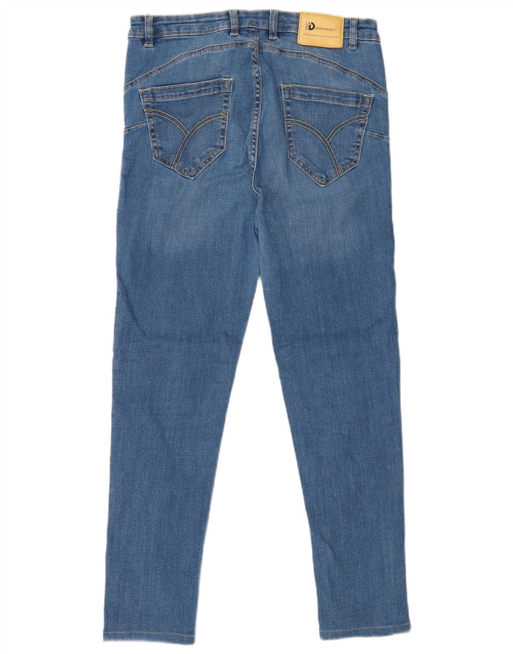 Dack's Jean slim court pour homme EU 46 Small W30 L26 Bleu Coton