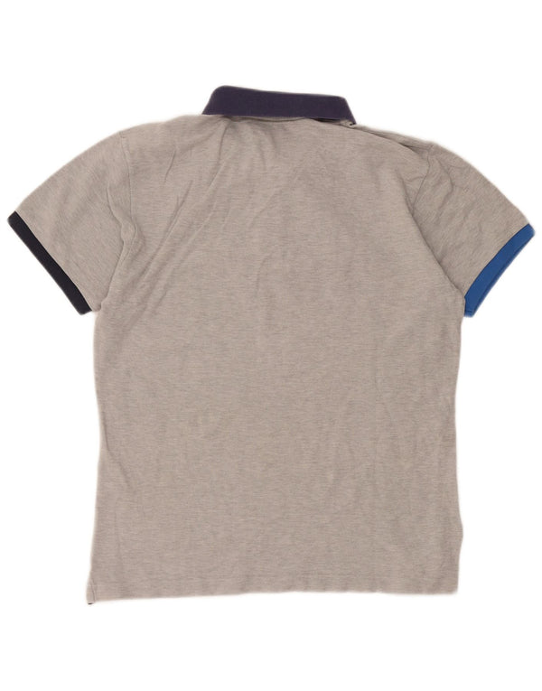 North Sails Polo Homme Large Gris Colorblock Coton