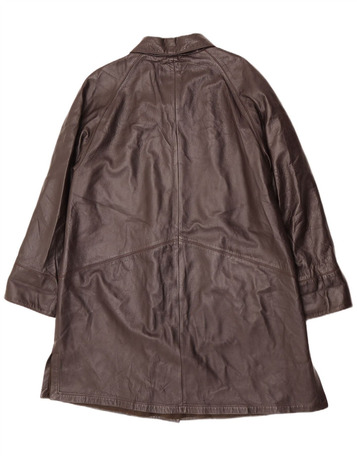 Manteau en cuir femme Dibi IT 48 XL cuir marron