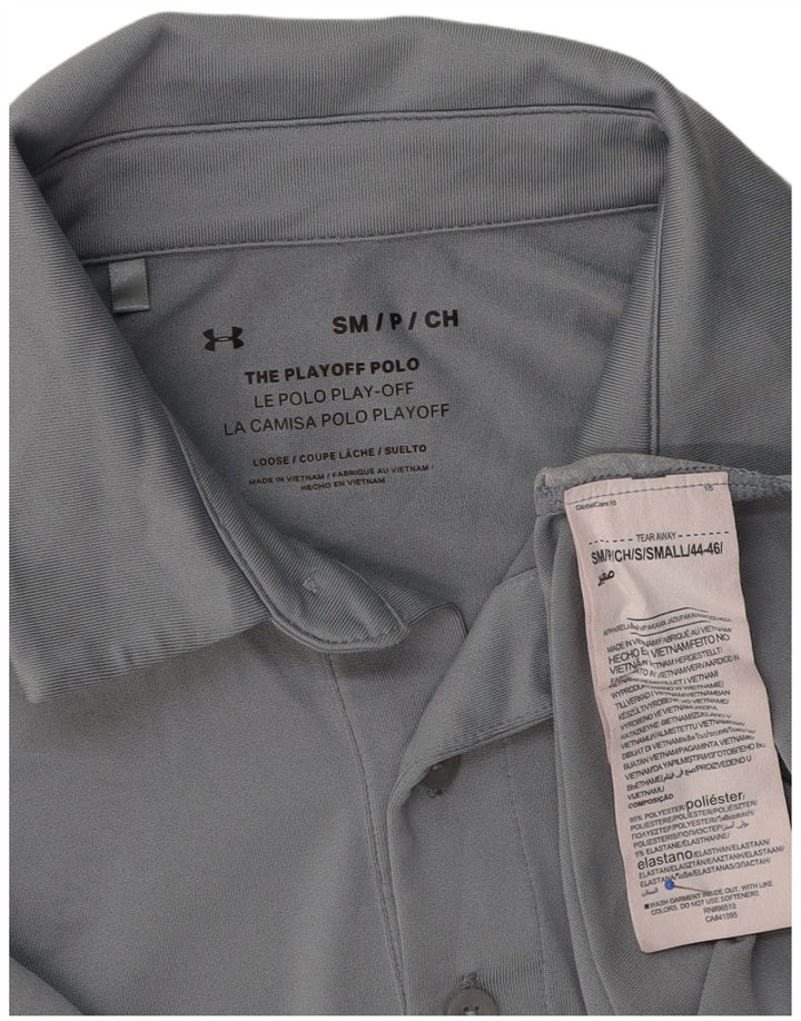 Under Armour Polo Homme Petit Gris Colorblock Polyester