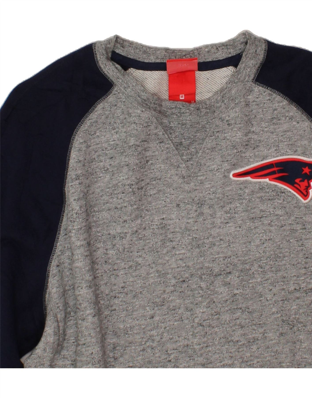 NIKE Womens New England Patriots Sweatshirt Jumper UK 14 Medium Grey Vintage Nike and Second-Hand Nike from Messina Hembry 