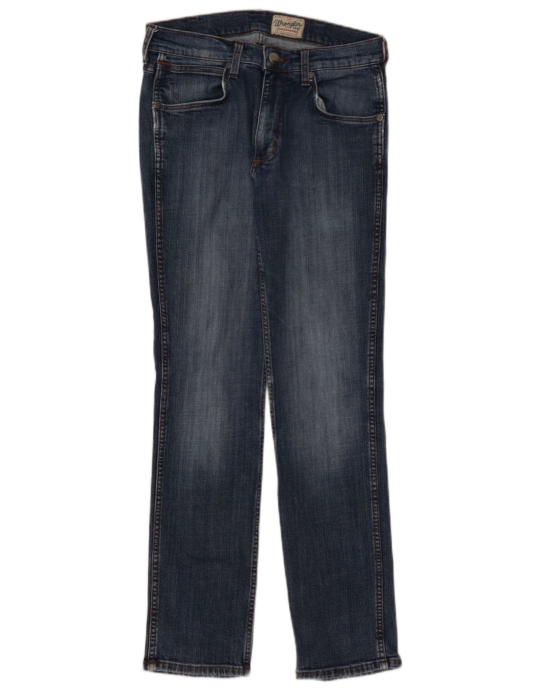 WRANGLER Jean Slim Greensboro Homme W31 L32 Bleu Coton