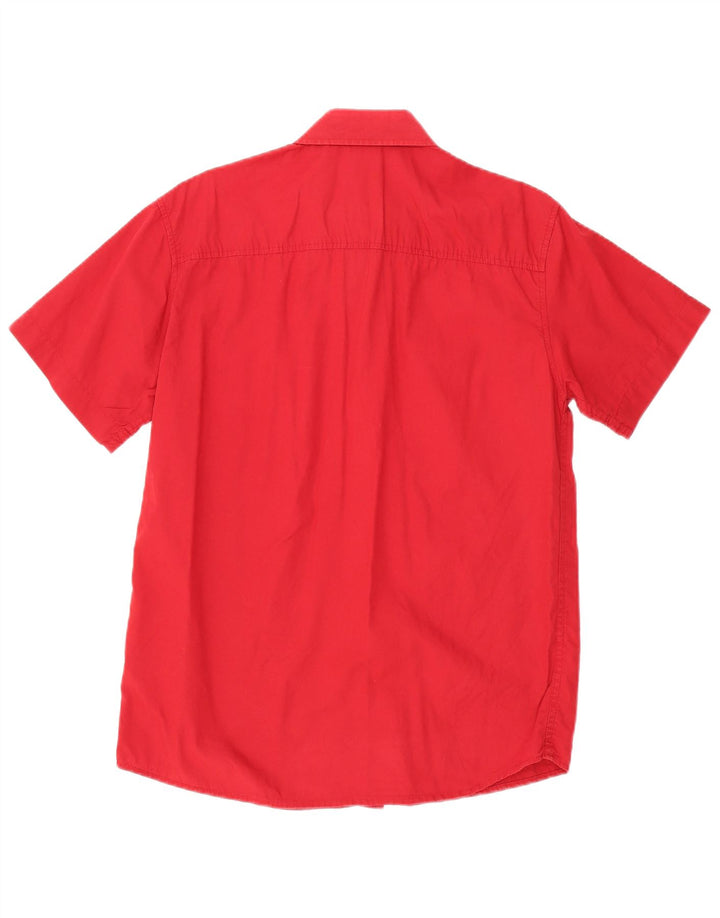 Levi's Chemise à Manches Courtes Homme Rouge Moyen Coton