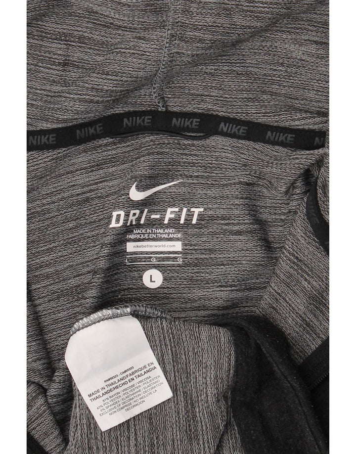 Nike Dri Fit Zip Sweat à capuche pour homme Gris Rayonne