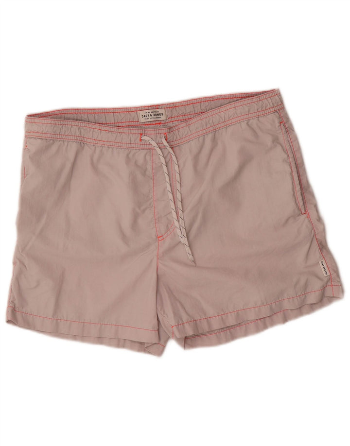 Jack & Jones Short de Bain Homme Large Gris Nylon