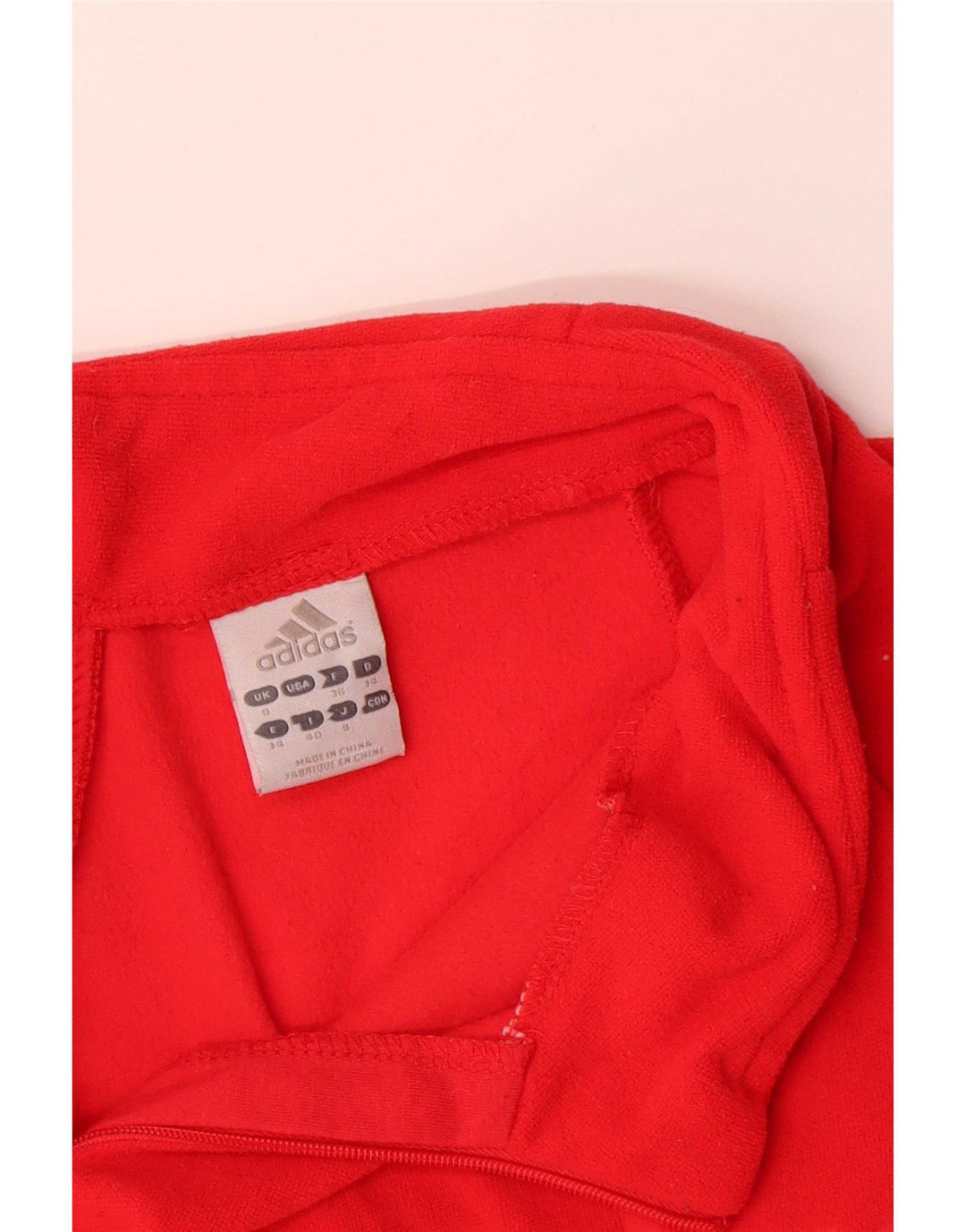 Adidas Femme Graphic Pull Survêtement Top Veste UK 8 Petit Rouge