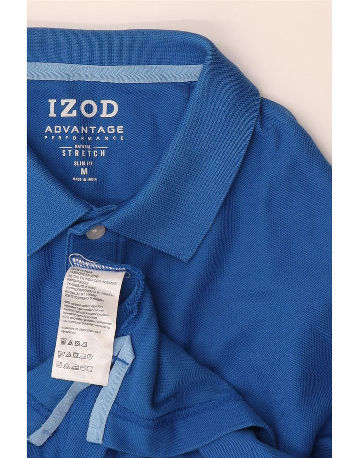 Izod Polo Slim Fit Homme Bleu Moyen Coton