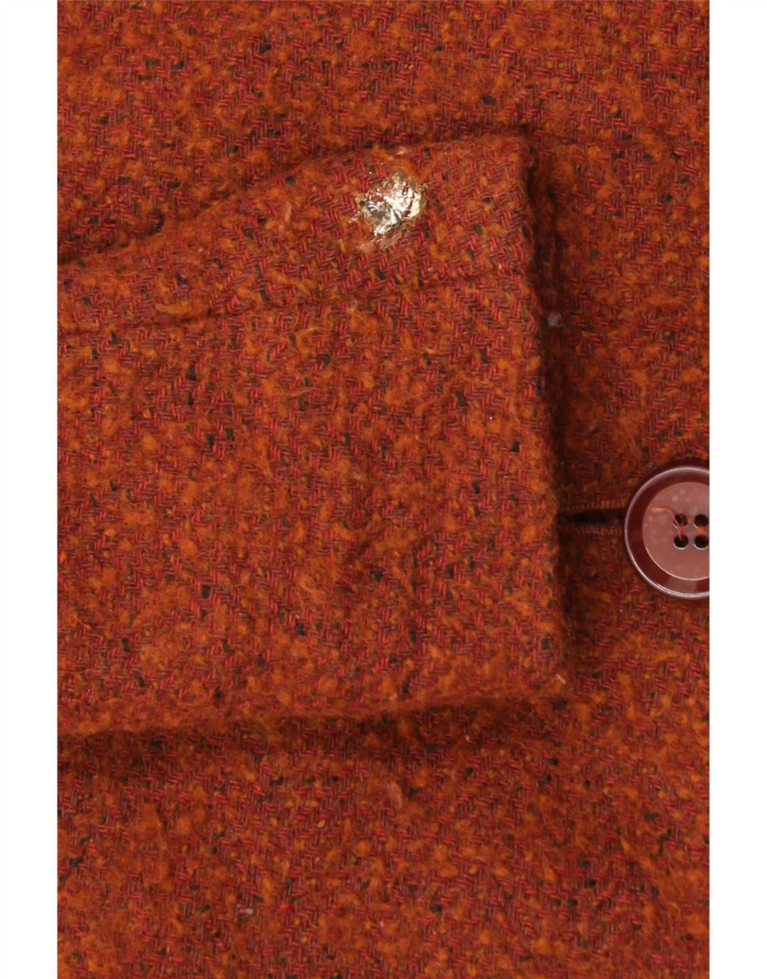 Zara Manteau croisé pour femme UK 12 Laine marron moyen